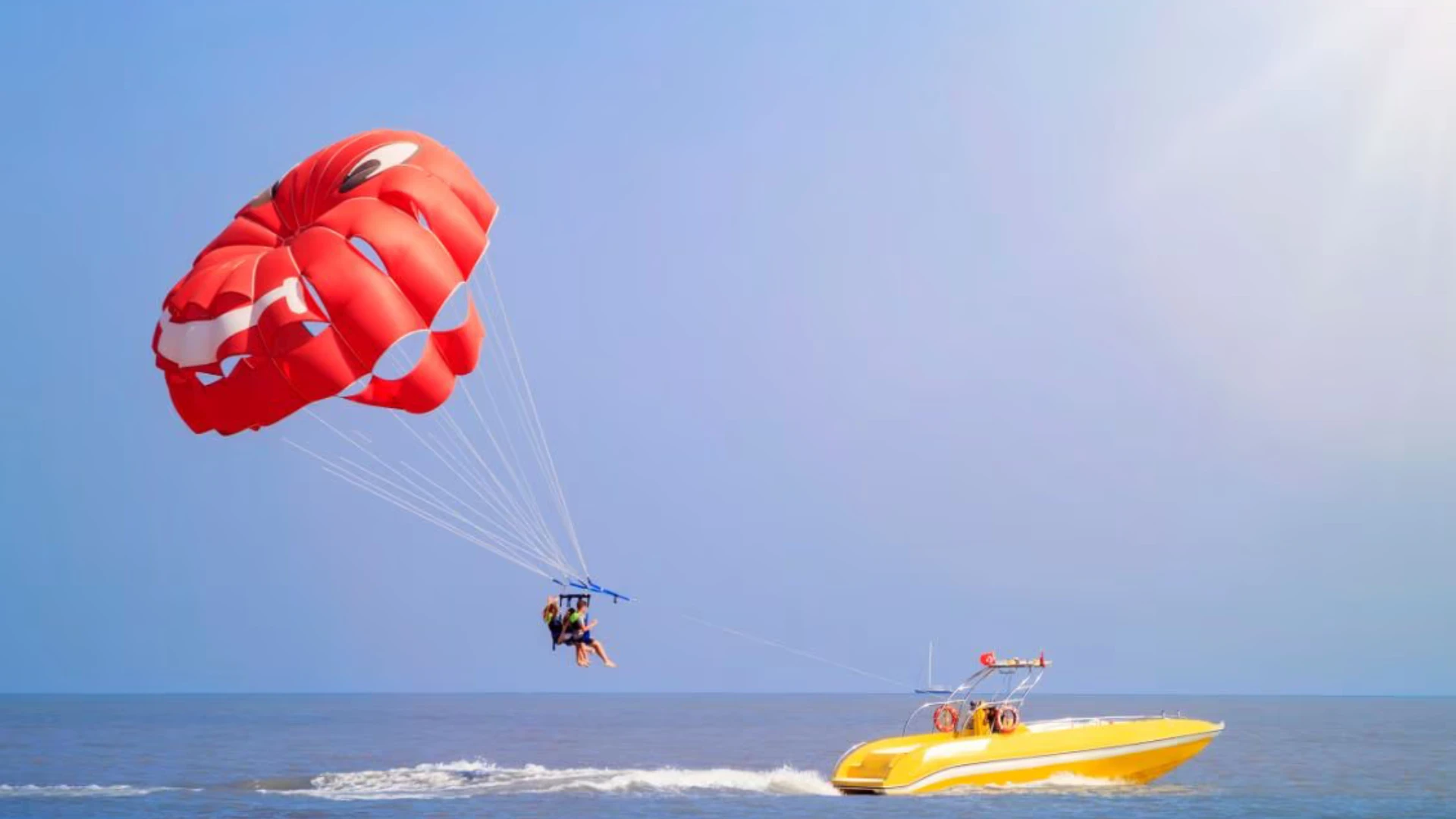 Parasailing in Goa image 2